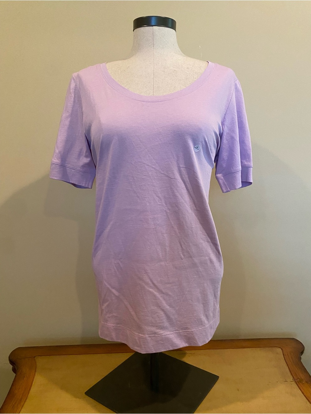 Eddie Bauer Women’s  Scoop Neck Shirt Iris NWOT Size M